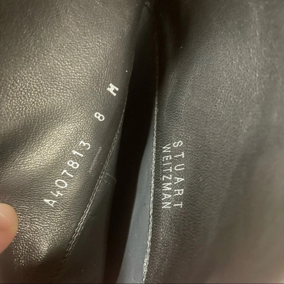 NEW Stuart Weitzman Halftime Leather Tall Knee High Boots - Picture 10 of 16